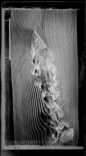 Etienne-Jules Marey, Plan incliné, angle de 30 degrés, quatrième et dernière version de la machine à fumée, équipée de 57 canaux, 1901