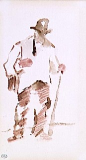 Edouard Manet-Etude de chiffonnier