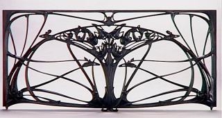 Hector Guimard-Panneau central de grand balcon