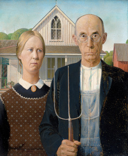 Grant Wood-American Gothic