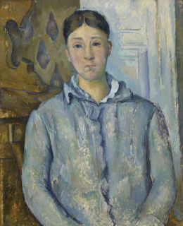 Paul Cézanne-Madame Cézanne en bleu