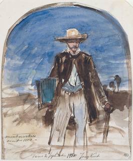 Johan Barthold Jongkind-Portrait de l'artiste par lui-même