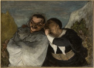 Honoré Daumier-Crispin et Scapin