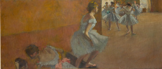 Edgar Degas-Danseuses montant un escalier
