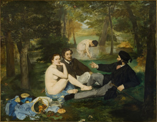 Le déjeuner sur l'herbe (en 1863), Manet, Edouard