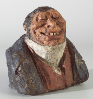 Honoré Daumier-Comte Auguste Hilarion de Kératry dit aussi L'obséquieux (après restauration)