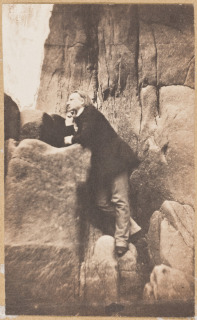 Victor Hugo dans le rocher des Proscrits, Hugo, Charles