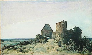 Johan Barthold Jongkind-Ruines du château de Rosemont