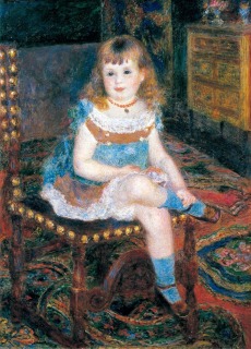 Pierre-Auguste Renoir-Mademoiselle Georgette Charpentier assise