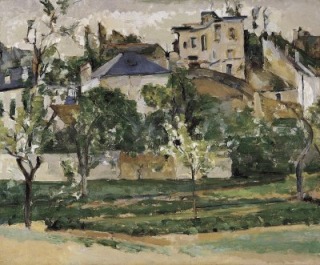 Paul Cézanne-Le Jardin de Maubuisson, Pontoise (Jardín de Maubuisson)