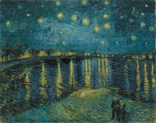 La nuit étoilée (en 1888), Van Gogh, Vincent