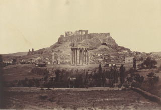 Athènes|Athènes, l'Acropole avec le temple de Jupiter, Robertson, James D.|Beato, Felice
