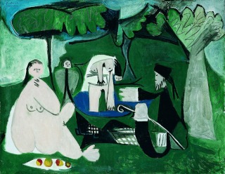 Pablo Picasso-Le déjeuner sur l'herbe d'après Manet