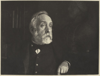 Edgar Degas-Autoportrait dans sa bibliothèque