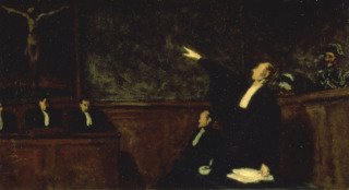 Honoré Daumier-Le Pardon