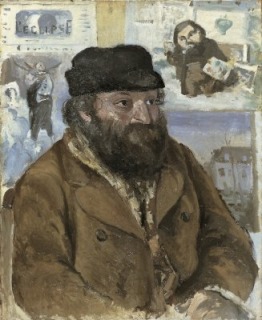 Camille Pissarro-Portrait de Cézanne