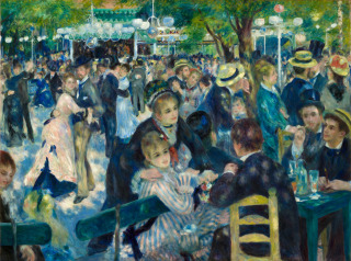tableau, Auguste Renoir, Bal du moulin de la Galette, en 1876