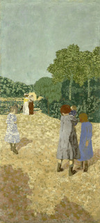 Edouard Vuillard-Jardins publics : la promenade