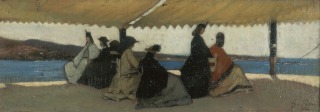 Giovanni Fattori-La Rotonde des bains Palmieri (Livourne)