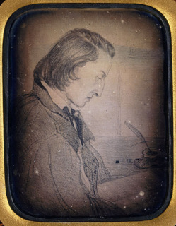 Anonyme-Portrait de Chopin, dessin attribué à George Sand