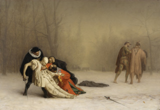 Jean-Léon Gérôme-Sortie du bal masqué