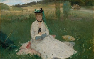 Berthe Morisot-La Lecture (L?RTMombrelle verte)