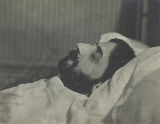 Man Ray-Marcel Proust sur son lit de mort