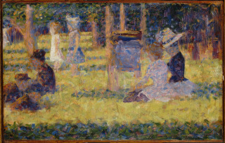Georges Seurat-Etude pour un dimanche à la Grande Jatte