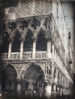 John Ruskin (avec John Hobbes ?)-Venise, palazzo Ducale avec soldats