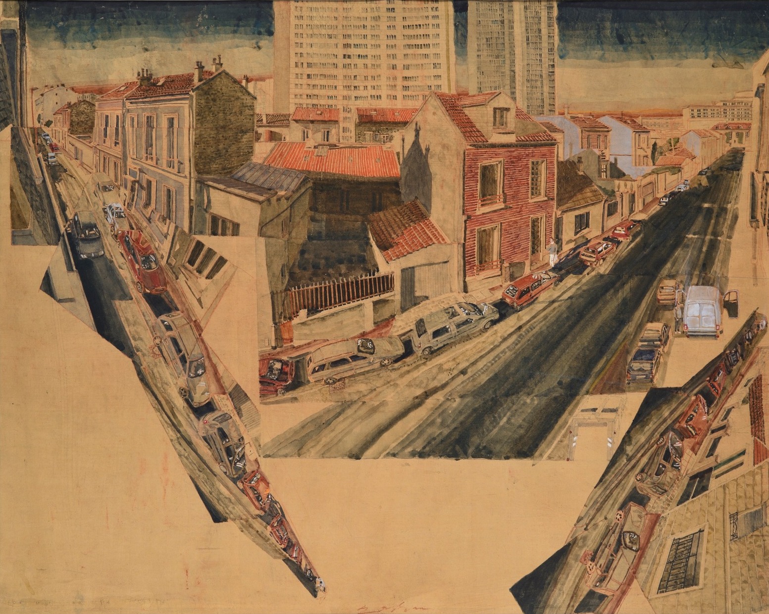 Sam Szafran (1934-2019), Sans titre (Malakoff), 2014