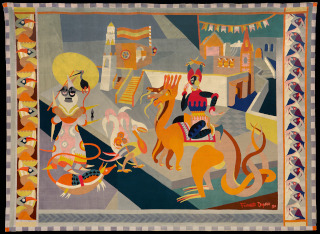 Fortunato Depero-Cavalcata Fantastica (Chevauchée fantastique)
