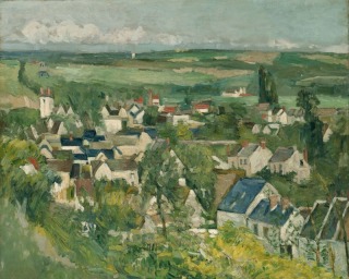 Paul Cézanne-Vue panoramique d'Auvers-sur-Oise