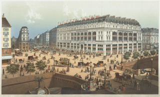 Frédéric Sorrieu, Lemercier et Cie, Maison de la Belle Jardinière, nouveau magas