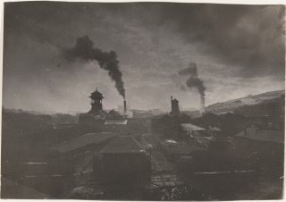 Félix Thiollier -Paysage de mine, Les Puits Chatelus à Saint-Etienne