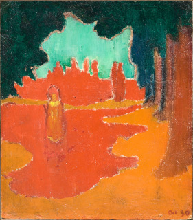 Taches de soleil sur la terrasse