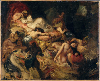 Eugène Delacroix-Mort de Sardanapale (esquisse)