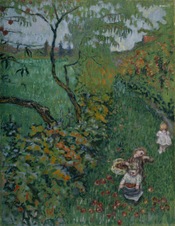 Sous la lampe, scene d'intérieur - Pierre Bonnard as art print or