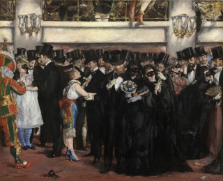 Edouard Manet-Bal masqué à l'Opéra