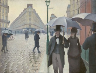 Gustave Caillebotte-Rue de Paris, jour de pluie