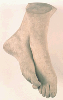 Anonyme-Moulage des pieds de la Castiglione