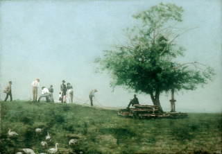 Thomas Eakins-Le raccommodage du filet