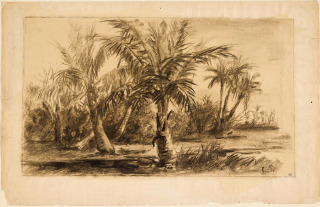 Paysage des Antilles, Pissarro Camille (1830-1903) peintre,