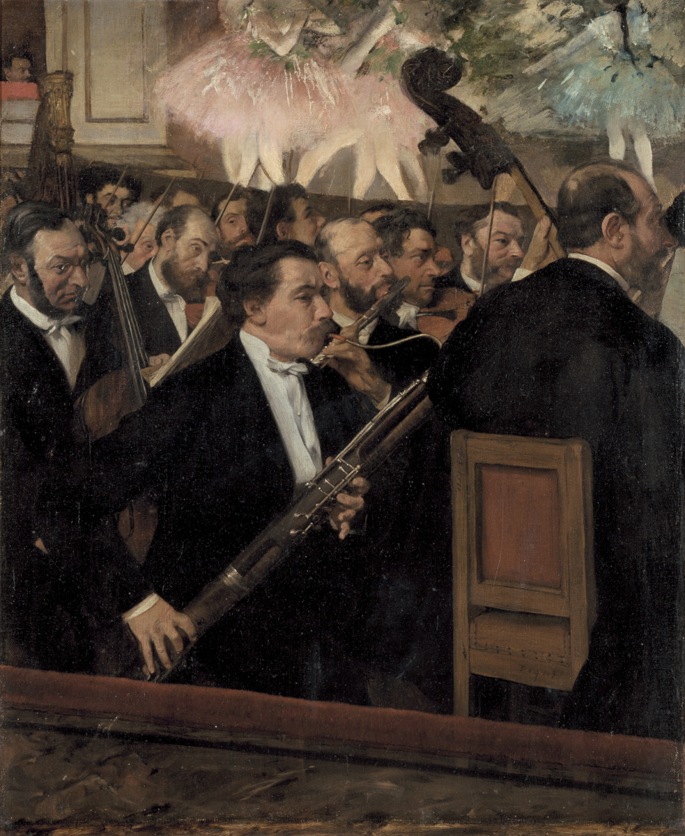 Edgar Degas-L'orchestre de l'Opéra