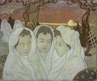 Maurice Denis-Triple portrait de Marthe fiancée