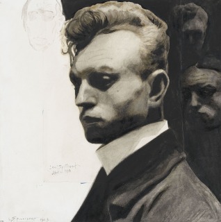 Léon Spilliaert-Portrait de l'artiste par lui-même
