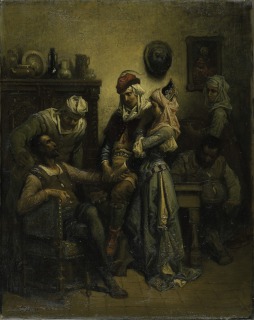 Gustave Doré-Don Quichotte et Sancho avec Basile et Quiteria