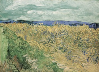 Vincent van Gogh-Champ de blé avec des bleuets