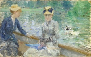 Berthe Morisot-Le lac du bois de Boulogne (Jour d'été)