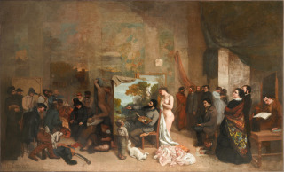 L'Atelier du peintre, allégorie réelle déterminant une phase de sept années de ma vie artistique (détail), Courbet, Gustave
