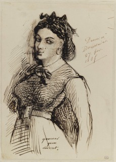 Charles Baudelaire-Portrait de Jeanne Duval
